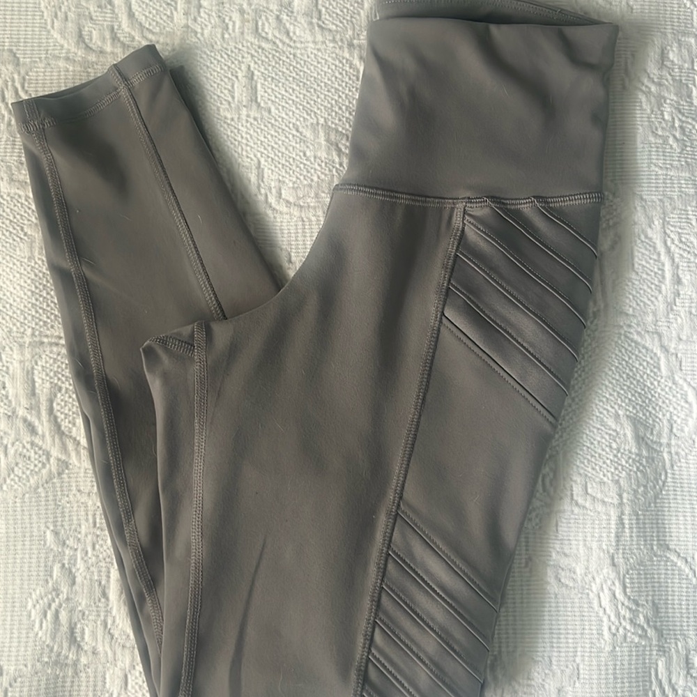 Moto Grey Leggings Small
